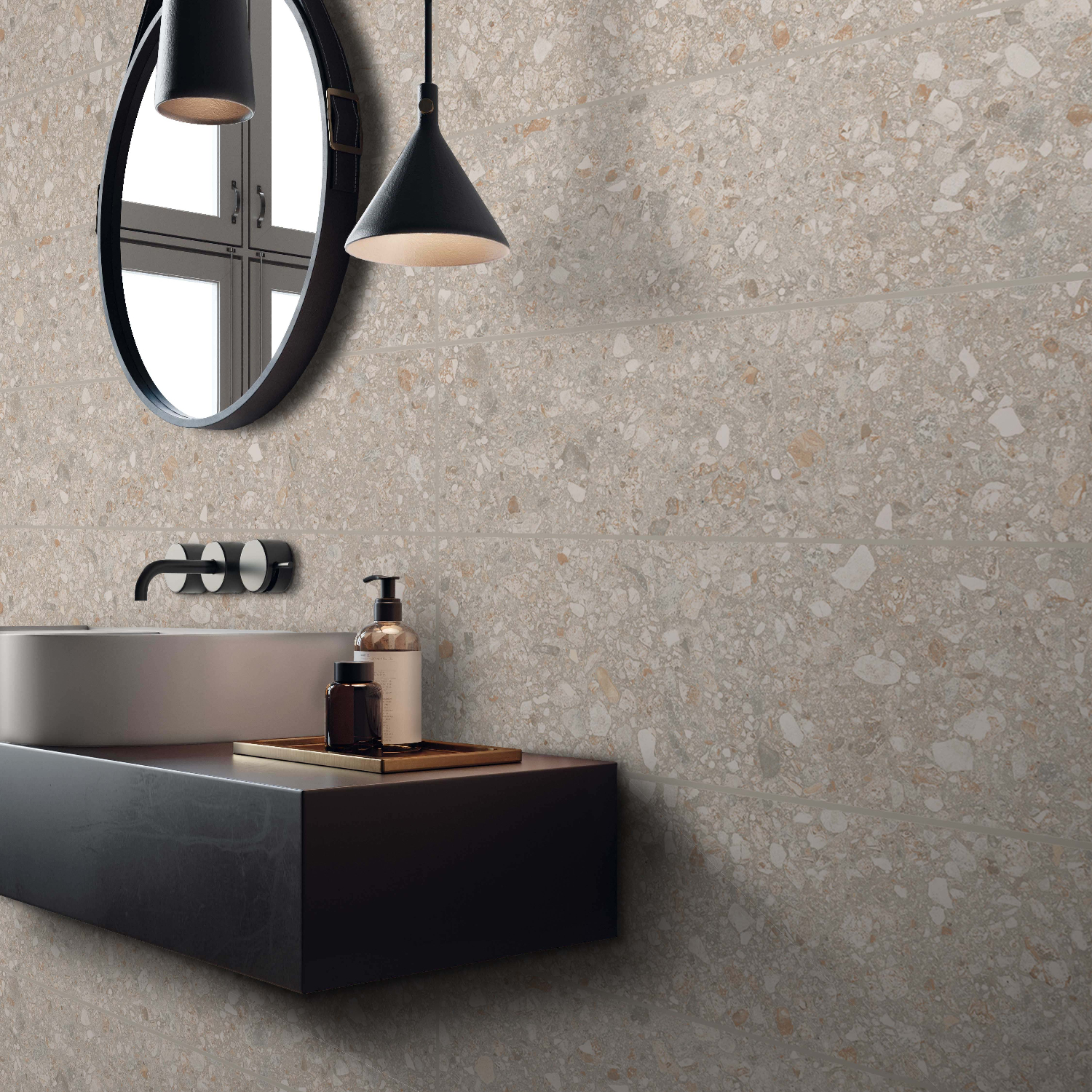 Изображение товара Глазурованный керамогранит Estima JP01 14.6x60 см 1.31 м² неполированный цвет светло-серый