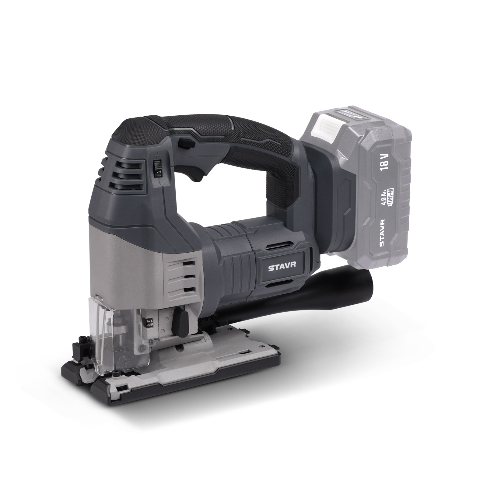 Изображение товара Аккумуляторный лобзик Stavr SJS 18BL-135V бесщеточный регулируемая скорость Изображение товара Аккумуляторный лобзик Stavr SJS 18BL-135V бесщеточный регулируемая скорость