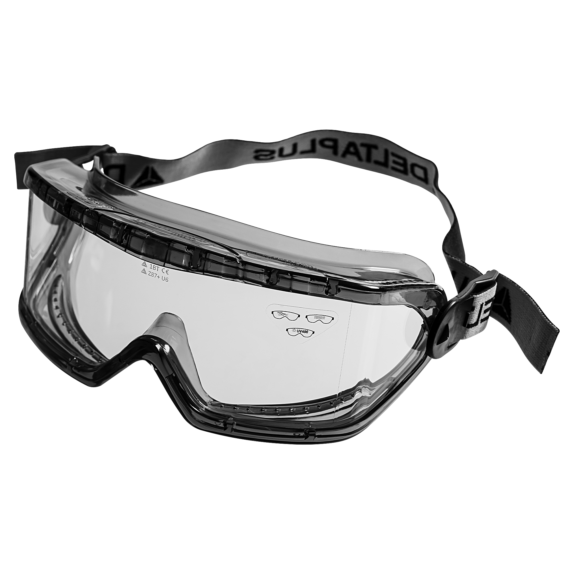 Изображение товара Очки защитные закрытые с обтюратором Delta Plus Galeras прозрачные