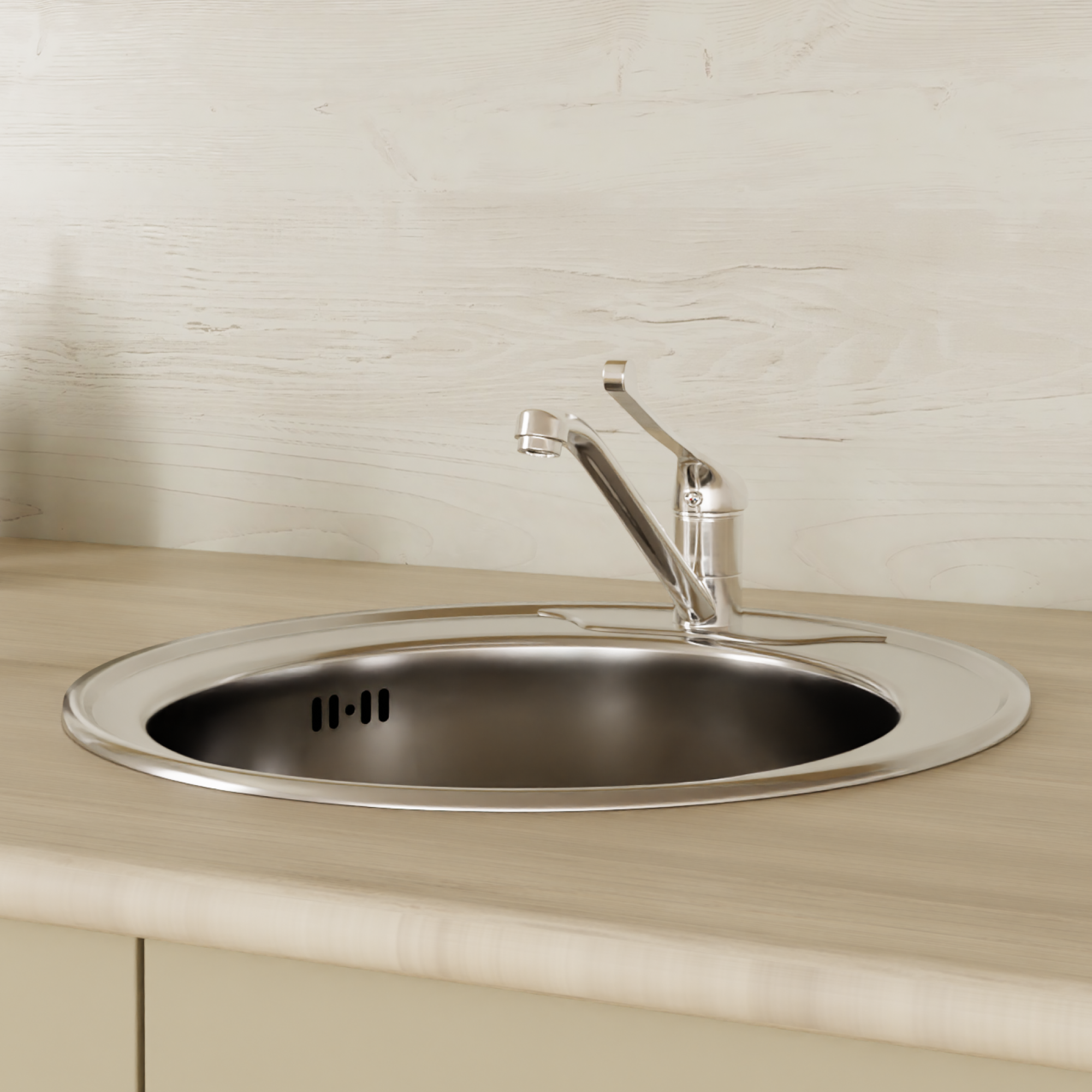 Изображение товара Смеситель для кухни Esko Dhaka с водосберегающим аэратором, хром, 16.3 см