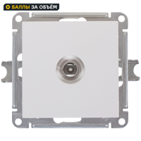 Изображение товара ТВ-розетка встраиваемая Systeme Electric W59 цвет белый RTS-151-1-86