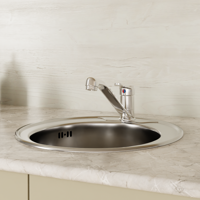 Изображение товара Смеситель для кухни Vidima Scorpio общая высота 16.2 см цвет хром