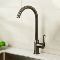 Изображение товара Смеситель для кухни Haiba HB70825-3 нержавеющий с поворотным изливом 29 см