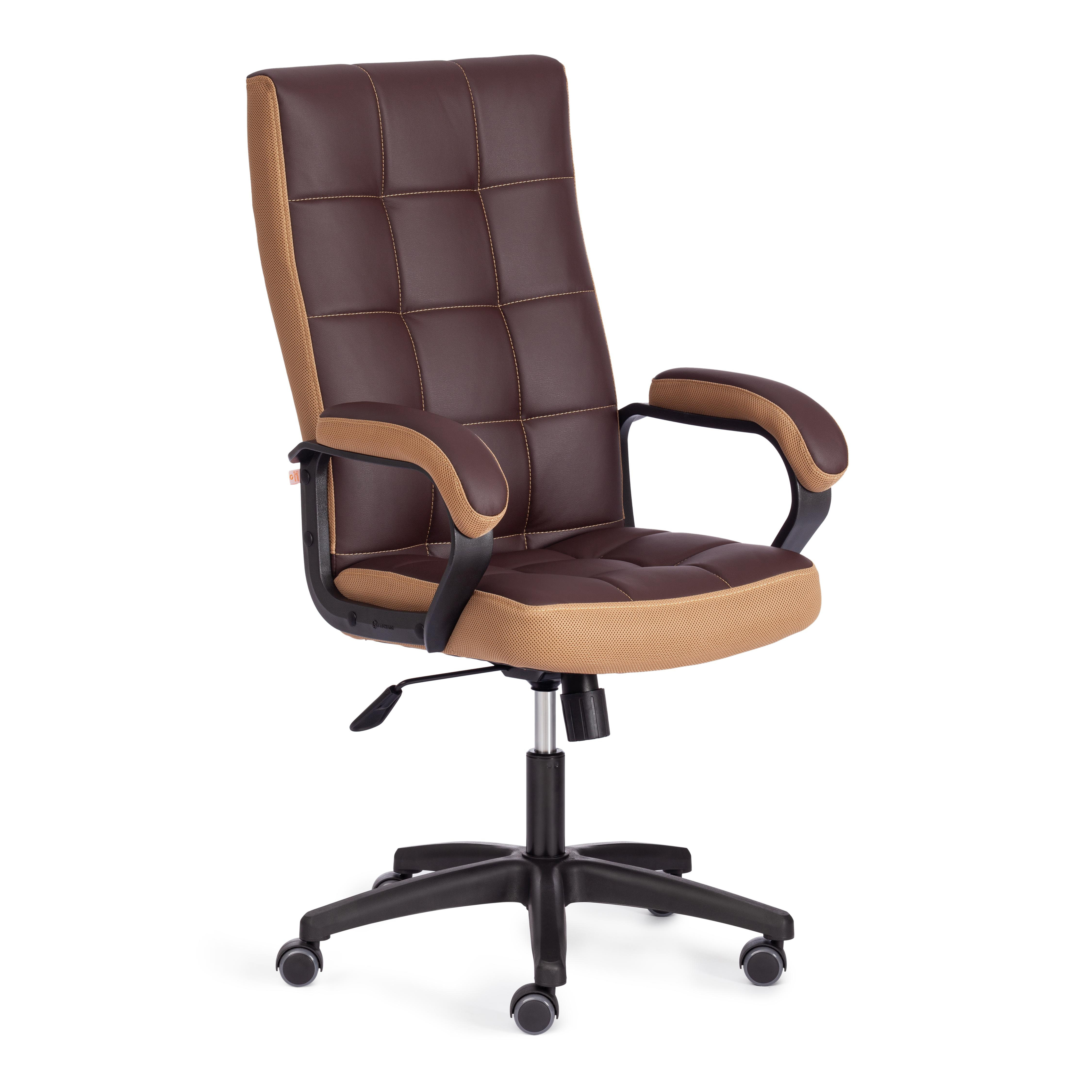 Изображение товара Компьютерное кресло Tetchair Trendy эко-кожа цвет коричневый/бронзовый Изображение товара Компьютерное кресло Tetchair Trendy эко-кожа цвет коричневый/бронзовый