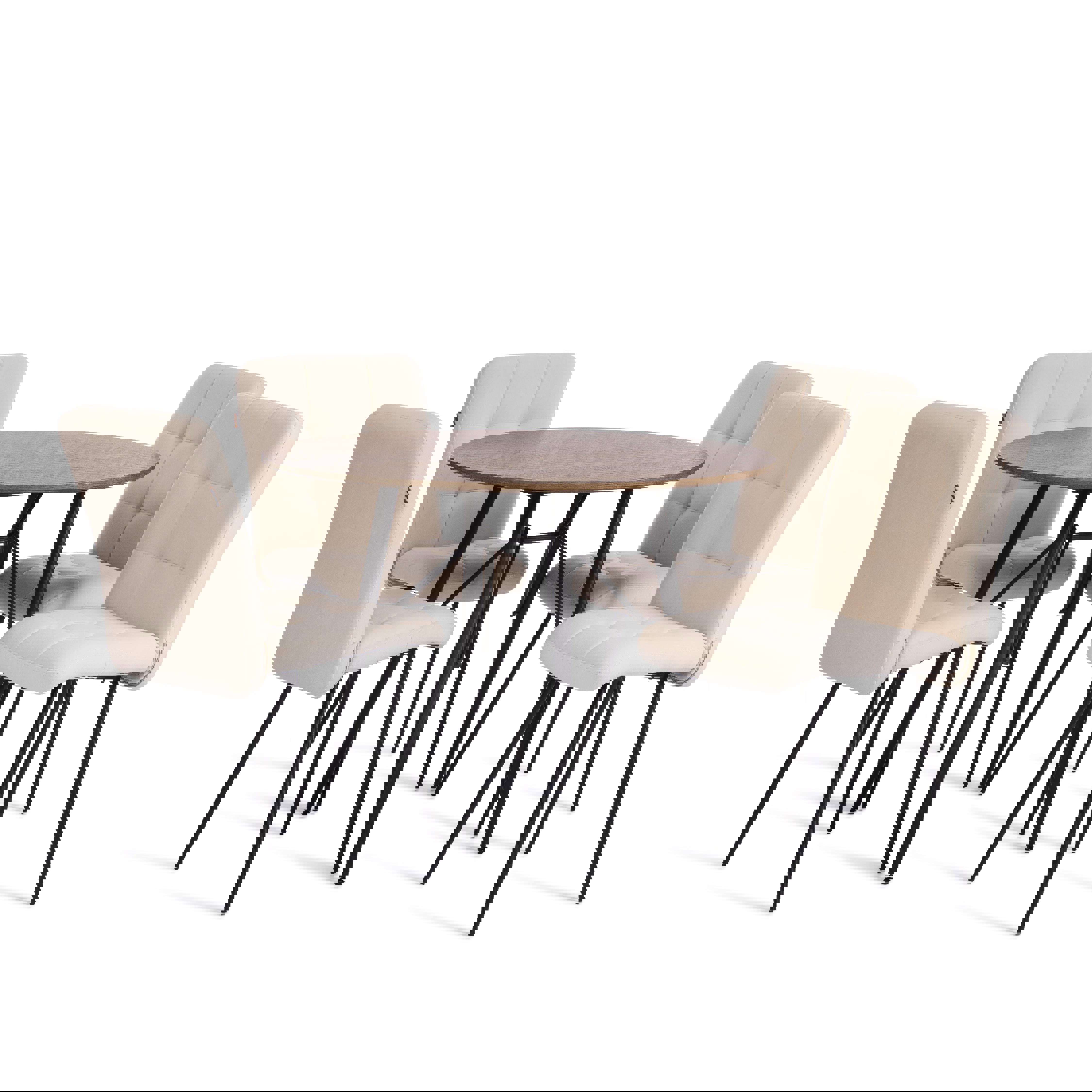 Изображение товара Кухонный стул Tetchair Medeo 24648 черный, ткань, 45x89x47 см