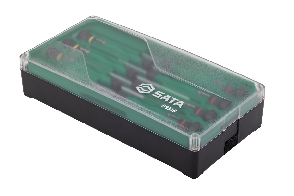 Изображение товара Набор отверток прецизионных Sata 9316, 9 шт Изображение товара Набор отверток прецизионных Sata 9316, 9 шт
