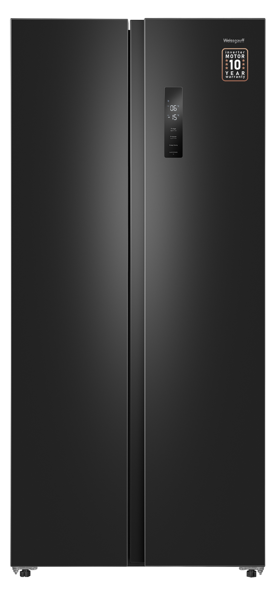 Изображение товара Отдельностоящий холодильник с инвертором Weissgauff WSBS 410 Inverter NoFrost Black Изображение товара Отдельностоящий холодильник с инвертором Weissgauff WSBS 410 Inverter NoFrost Black