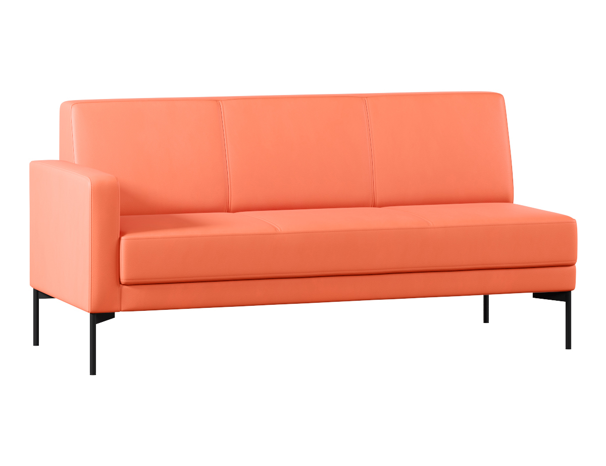 Изображение товара Диван модульный Проектика 80x84x80 см эко-кожа цвет оранжевый