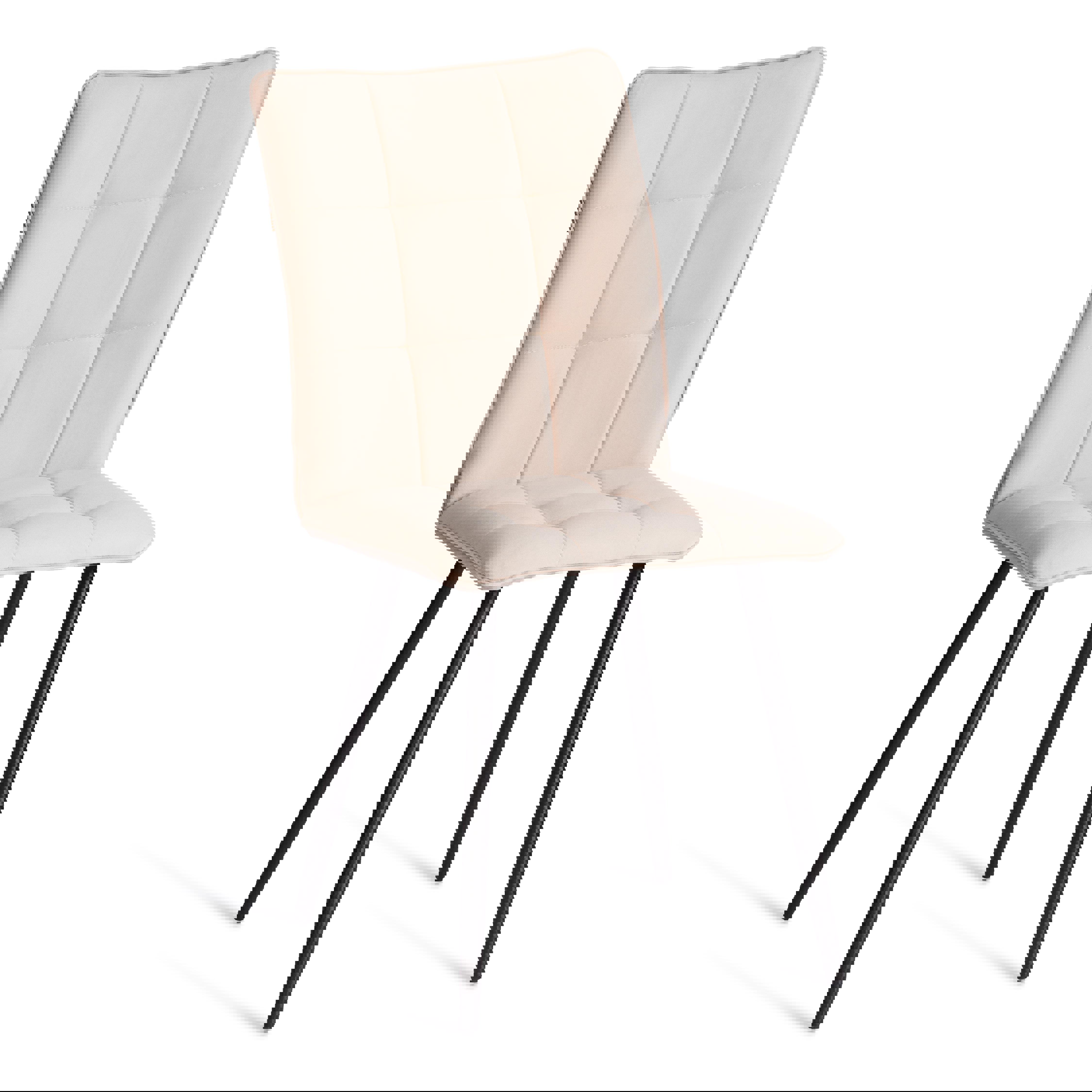 Изображение товара Кухонный стул Tetchair Bari 44x89x55 см ткань цвет бежевый