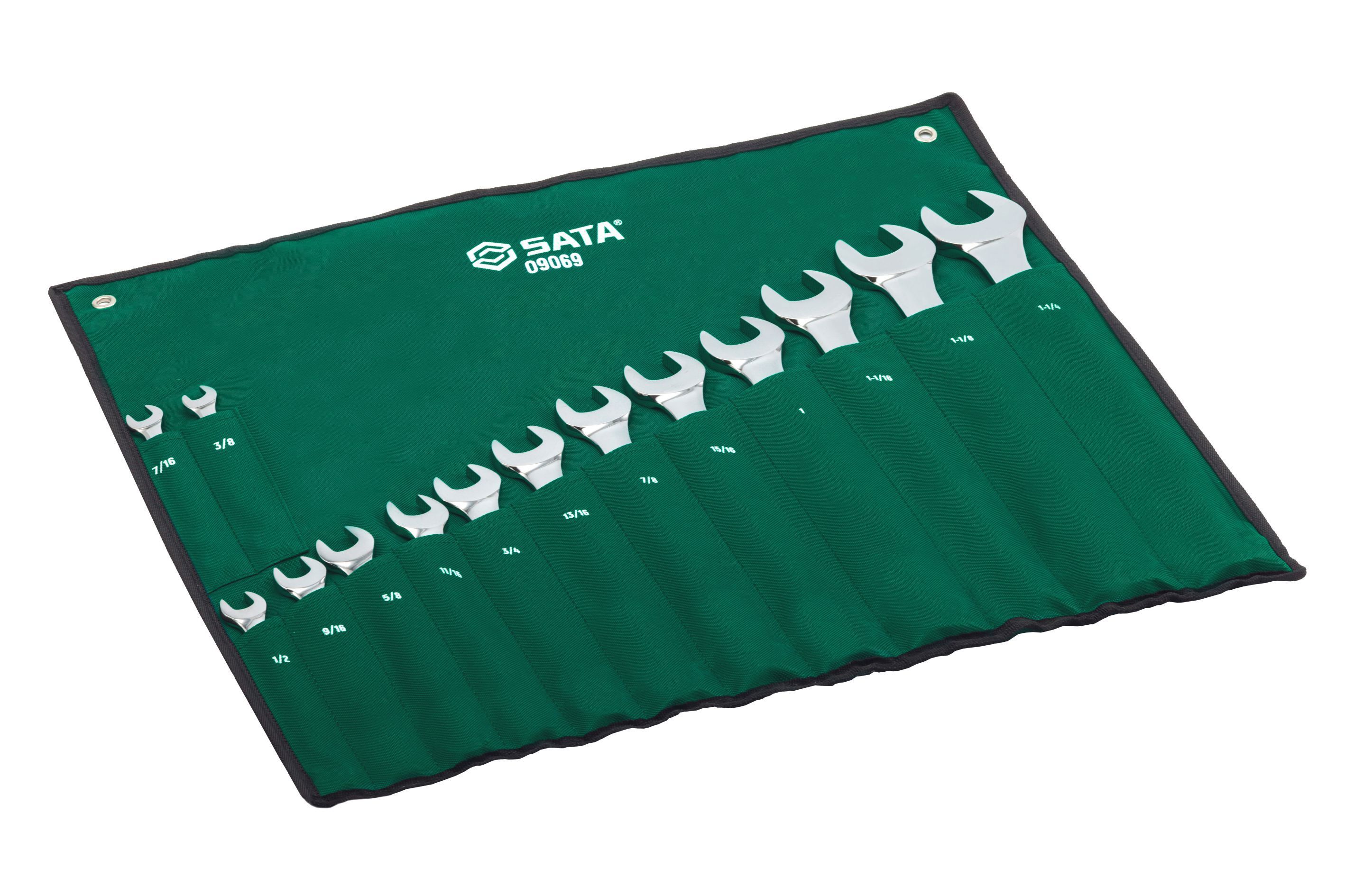 Изображение товара Набор ключей комбинированных Sata 09069 3/8-1.1/4 дюйма, 14 шт
