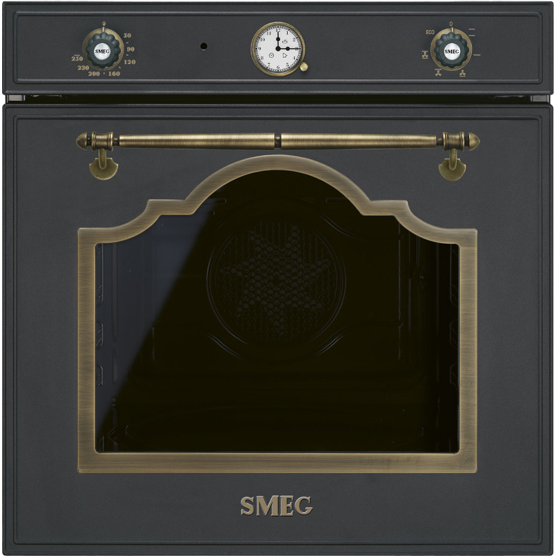 Изображение товара Встраиваемый духовой шкаф Smeg SF67C1AO 59.7x59.7x54.8 см цвет черный, латунный Изображение товара Встраиваемый духовой шкаф Smeg SF67C1AO 59.7x59.7x54.8 см цвет черный, латунный