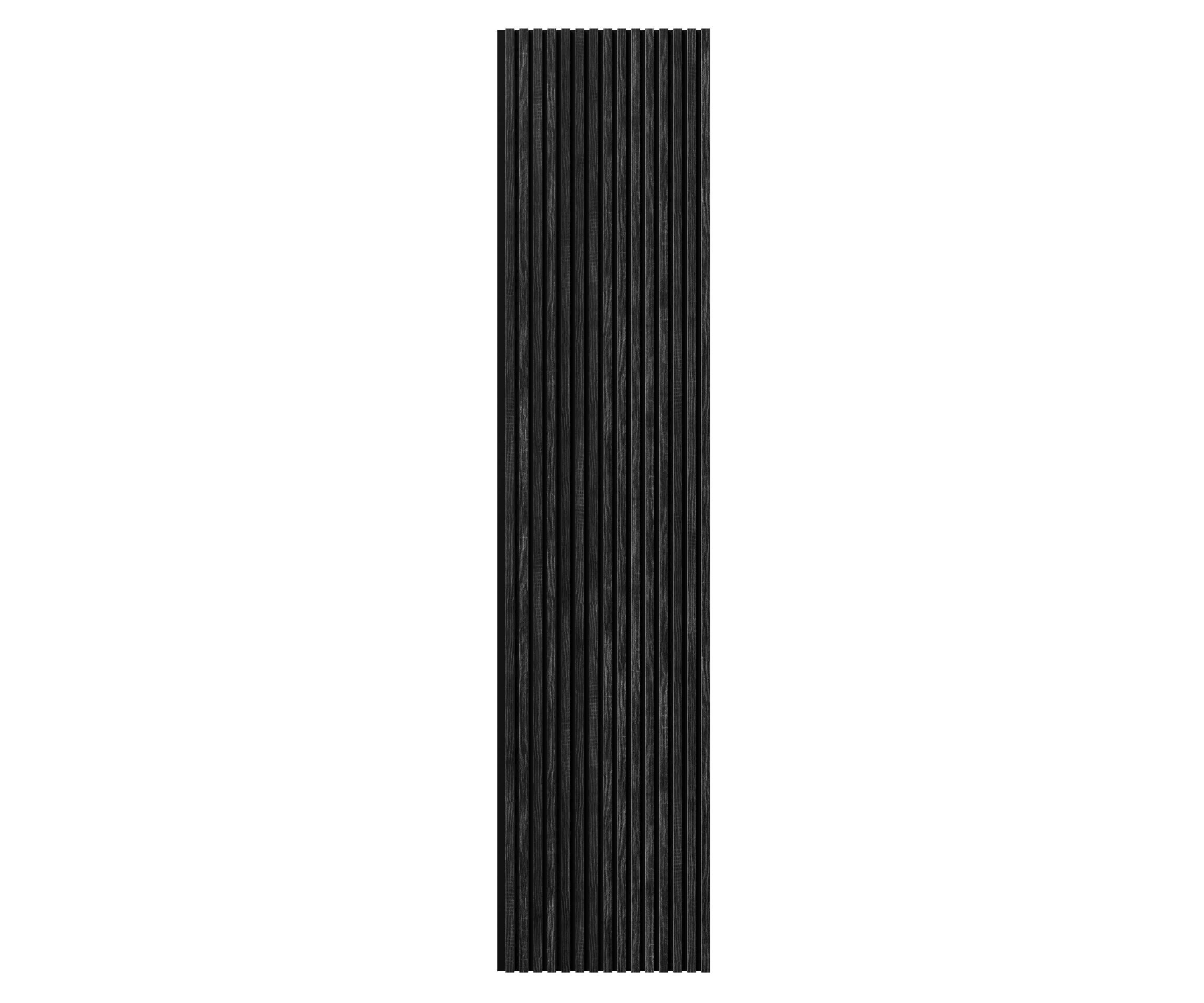 Изображение товара Акустическая панель Cosca décor Черный войлок 2750x600x19мм 1.65м² цвет дуб графит