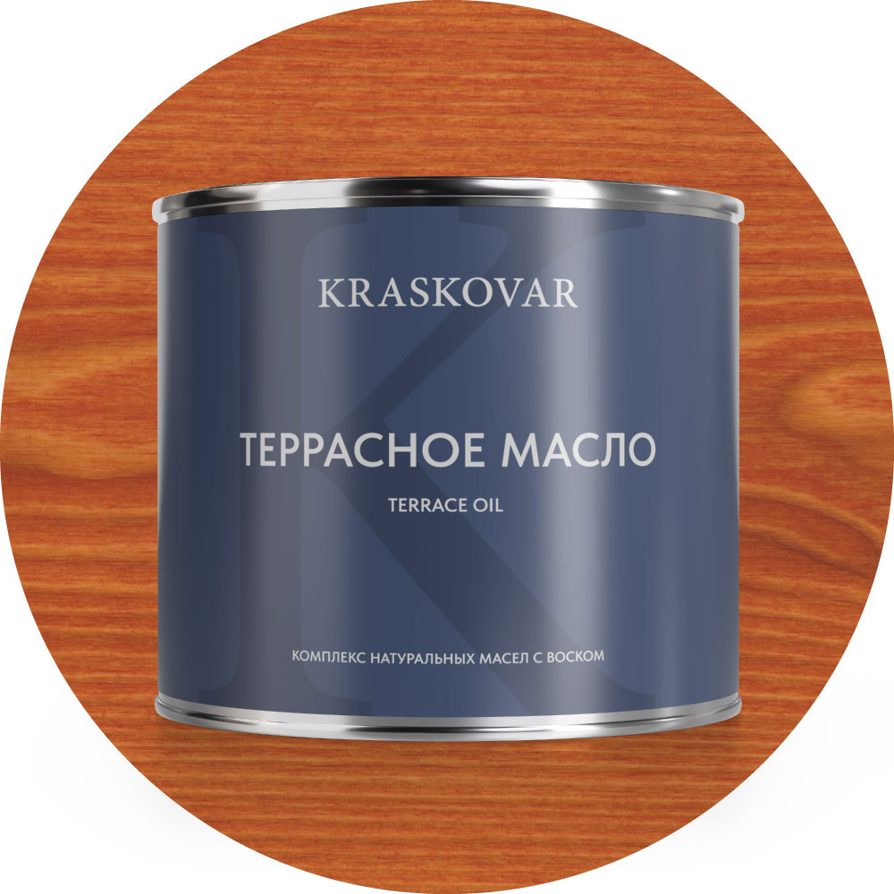 Изображение товара Масло террасное Kraskovar цвет лиственница 2.2л