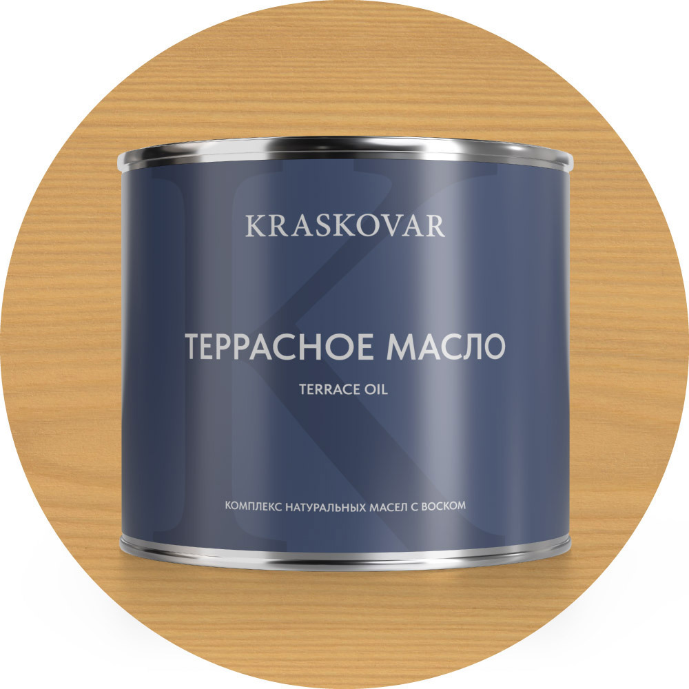 Изображение товара Масло террасное Kraskovar цвет ваниль 2.2л