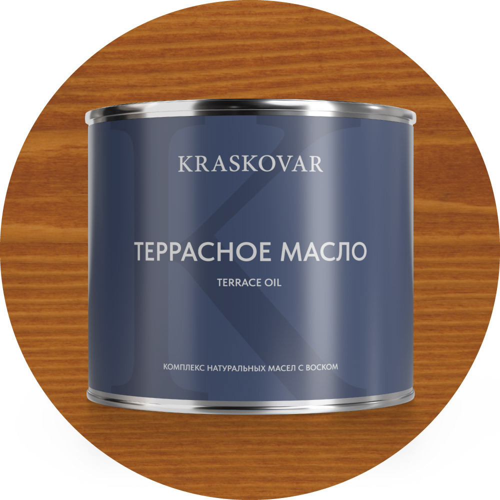 Изображение товара Масло террасное Kraskovar цвет осенний клен 2.2л