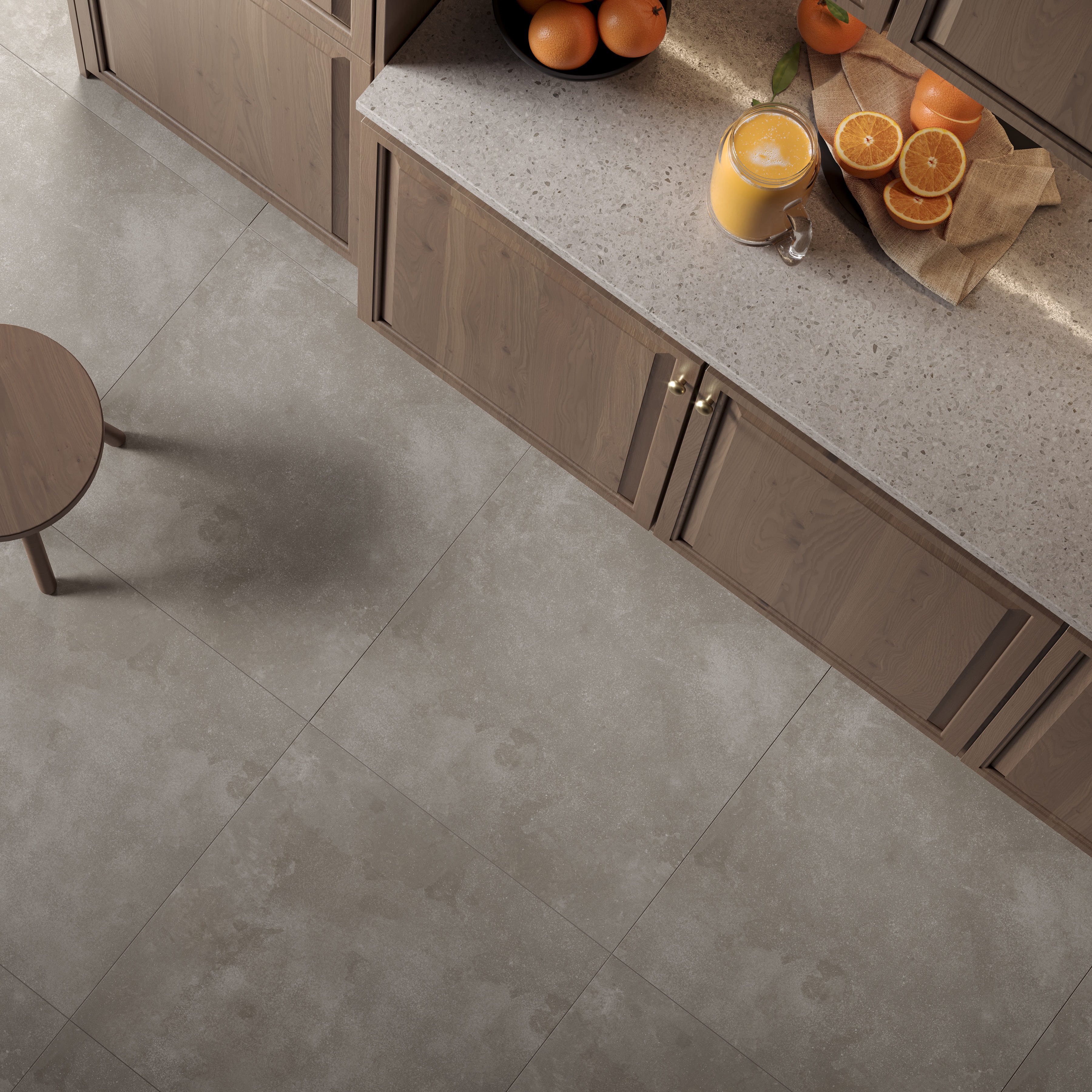 Изображение товара Глазурованный керамогранит Grasaro Urban 60x60 см 1.8 м² матовый цвет коричневый