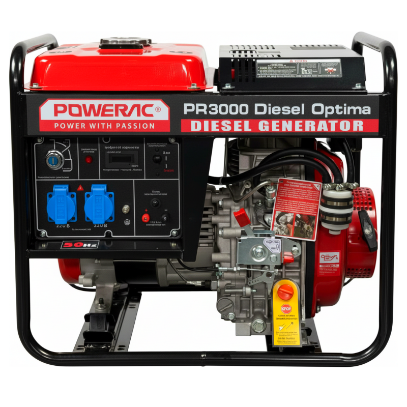 Изображение товара Генератор дизельный Powerac PR3500D, 3 кВт