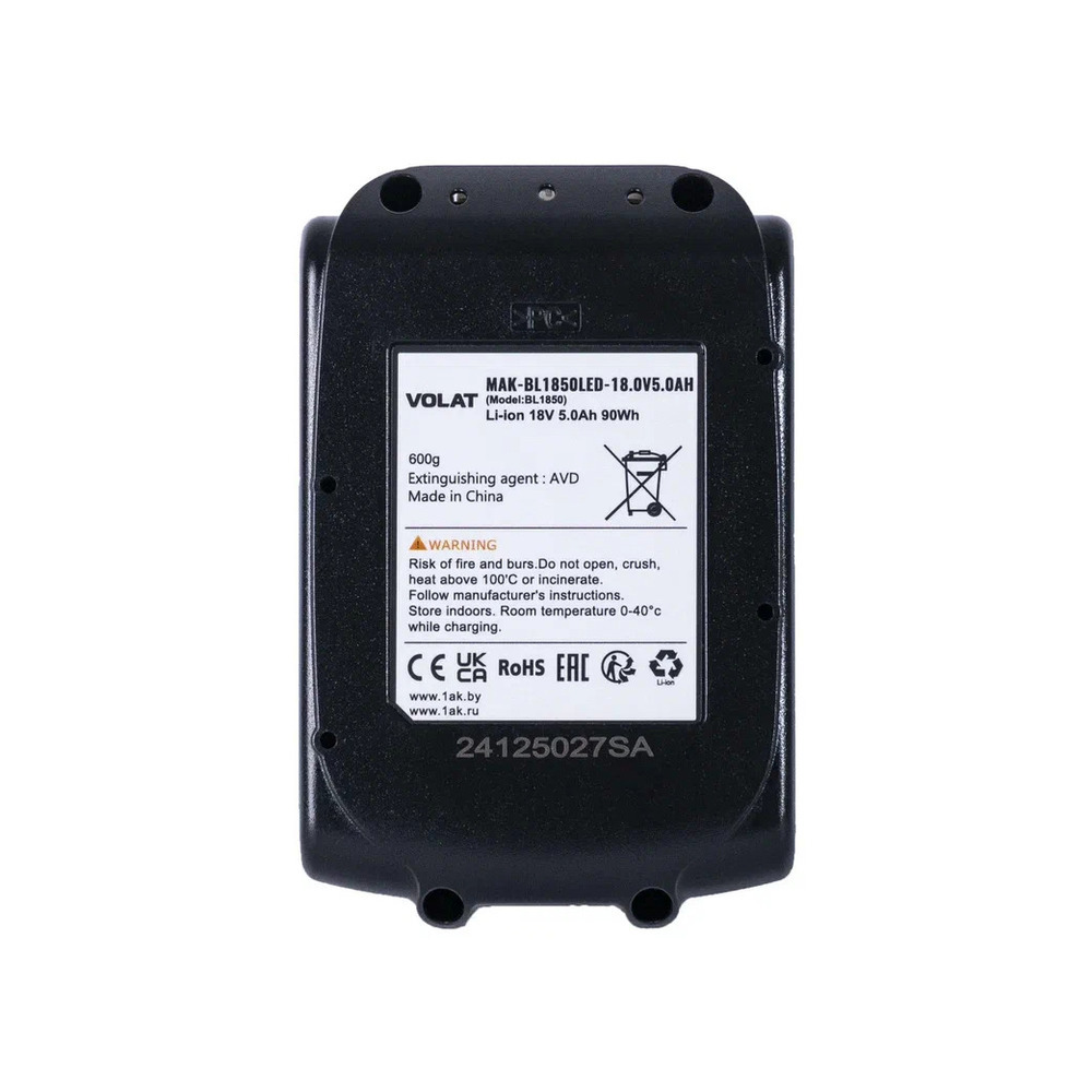 Изображение товара Аккумулятор Volat MAK-BL1850LED, 18 В Li-Ion 5 Ач