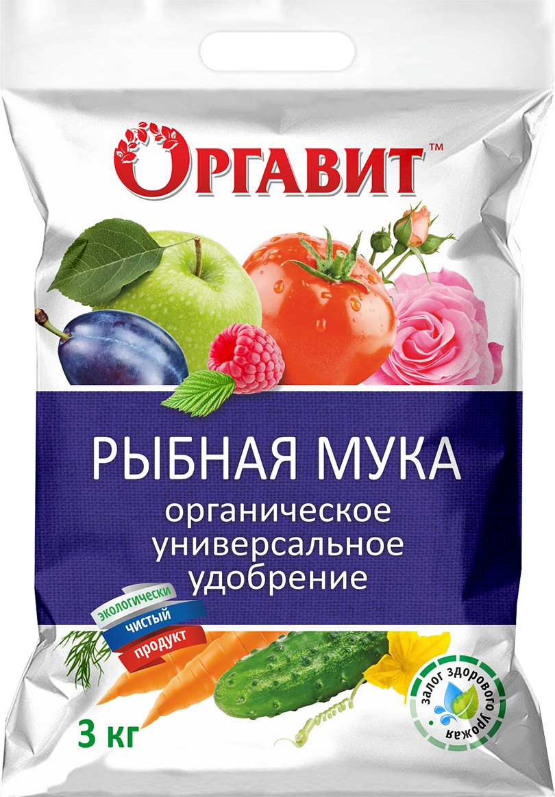 Изображение товара Удобрение Оргавит Рыбная мука 3 кг