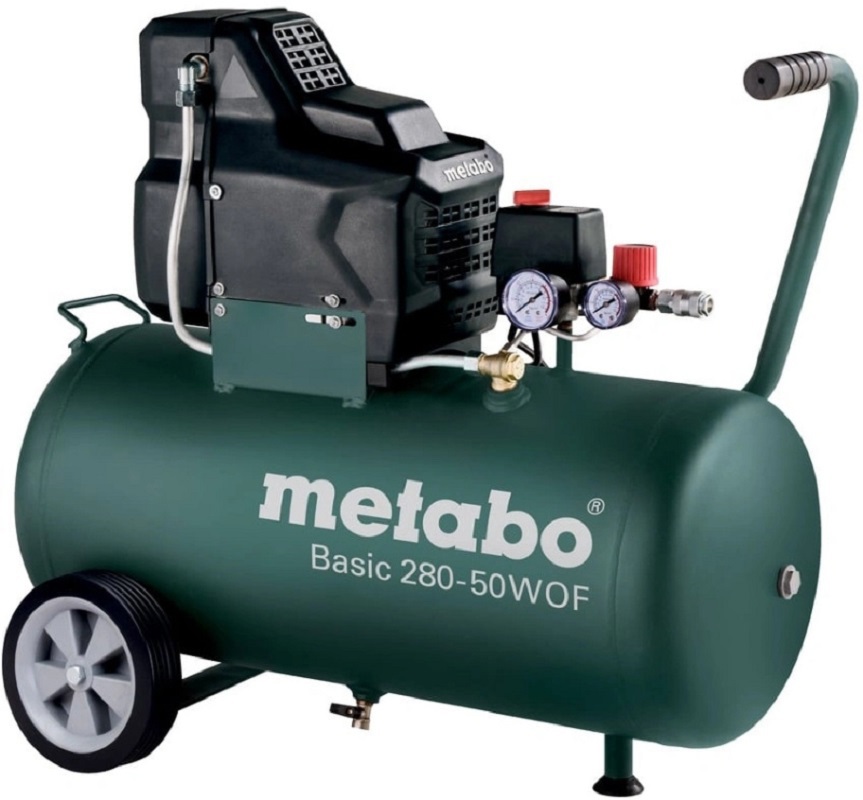 Изображение товара Компрессор сетевой Metabo Basic 280-50 W Of, 50 л, 130 л/мин