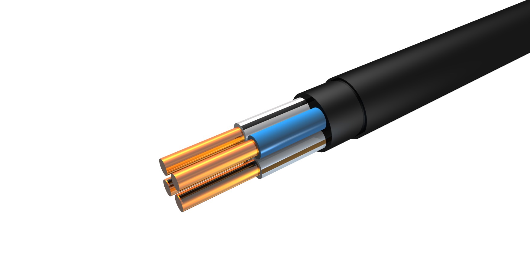 Изображение товара Кабель Itok ППГнг(A)-HF 4x6 100 м ГОСТ цвет черный