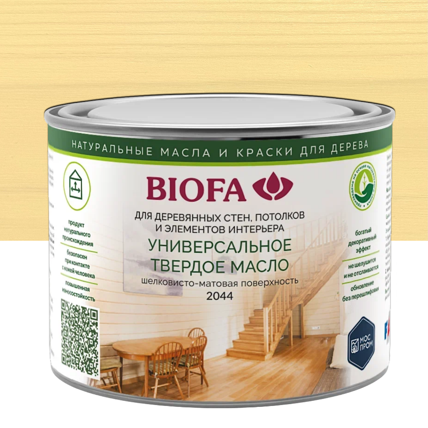 Изображение товара Масло для дерева твердое Biofa 2044 универсальное цвет 2009 слоновая кость 400 мл Изображение товара Масло для дерева твердое Biofa 2044 универсальное цвет 2009 слоновая кость 400 мл