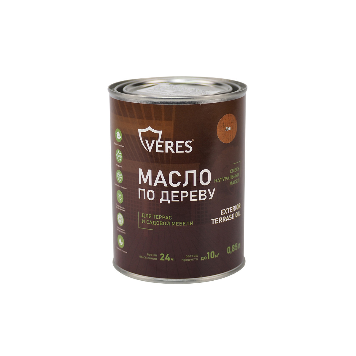 Изображение товара Масло по дереву Veres Exterior Terrase Oil для наружных работ 0.85 л