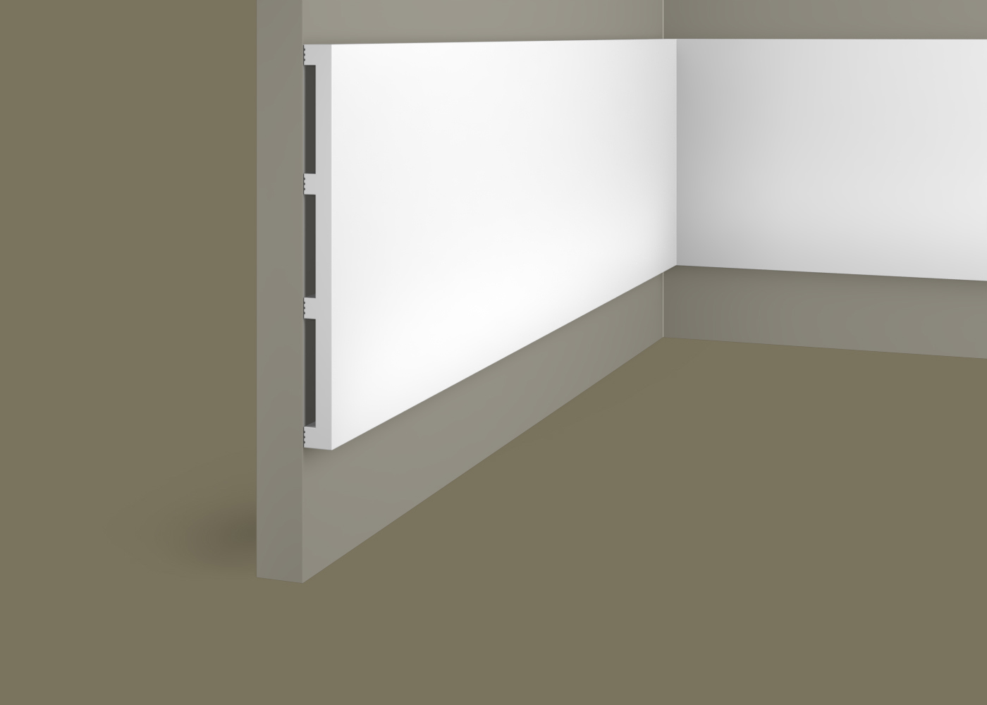 Изображение товара Стеновая 3D панель COSCA DECOR RP007 белая матовая 2800x156x12 мм Изображение товара Стеновая 3D панель COSCA DECOR RP007 белая матовая 2800x156x12 мм