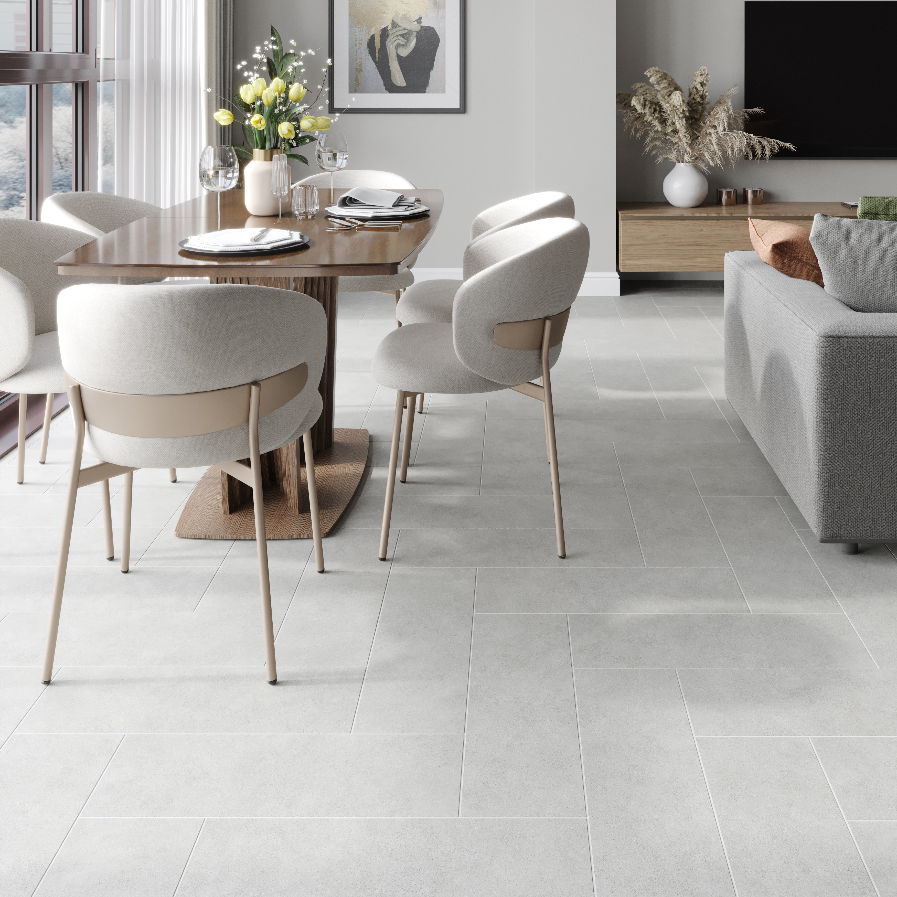 Изображение товара Глазурованный керамогранит LB Ceramics Холодное солнце 19.9x60.3 см 0.96 м² матовый цвет светло-серый Изображение товара Глазурованный керамогранит LB Ceramics Холодное солнце 19.9x60.3 см 0.96 м² матовый цвет светло-серый