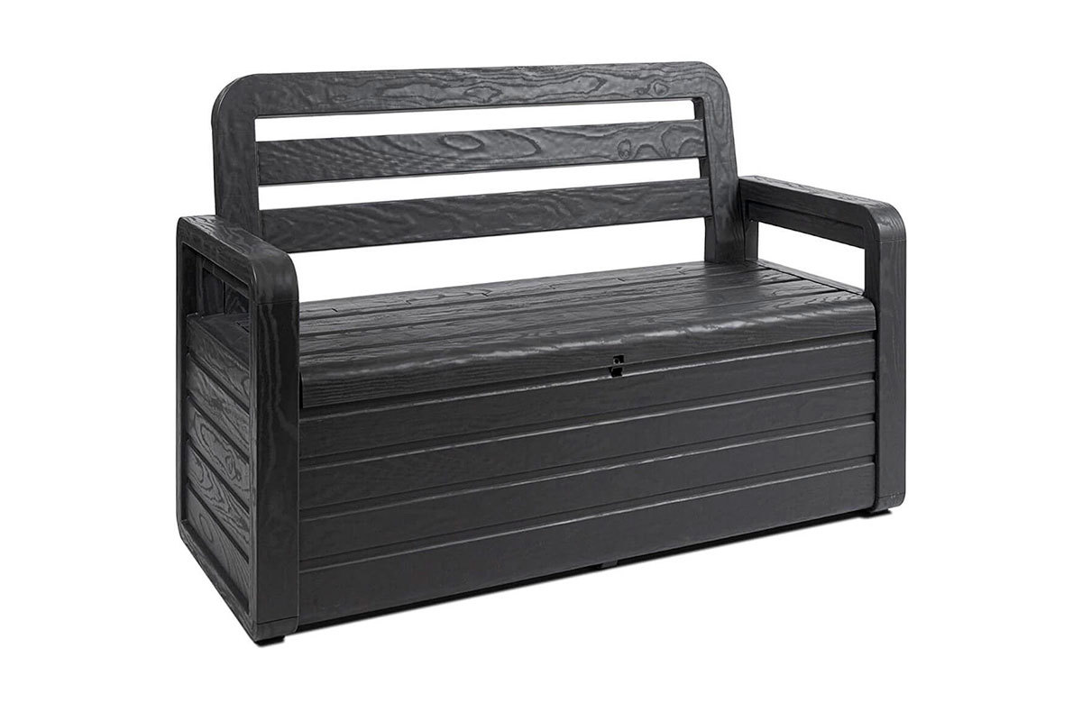 Изображение товара Скамейка с ящиком Toomax Z599R197 132.5x58x89 см 270 л антрацит