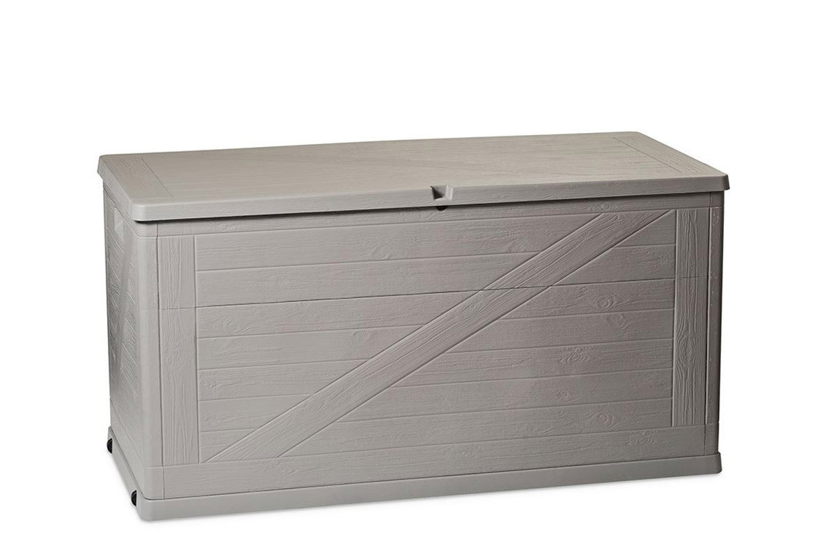 Изображение товара Сундук садовый Toomax Woodline Z163R025 120x56x63 см 420 л светло-серый