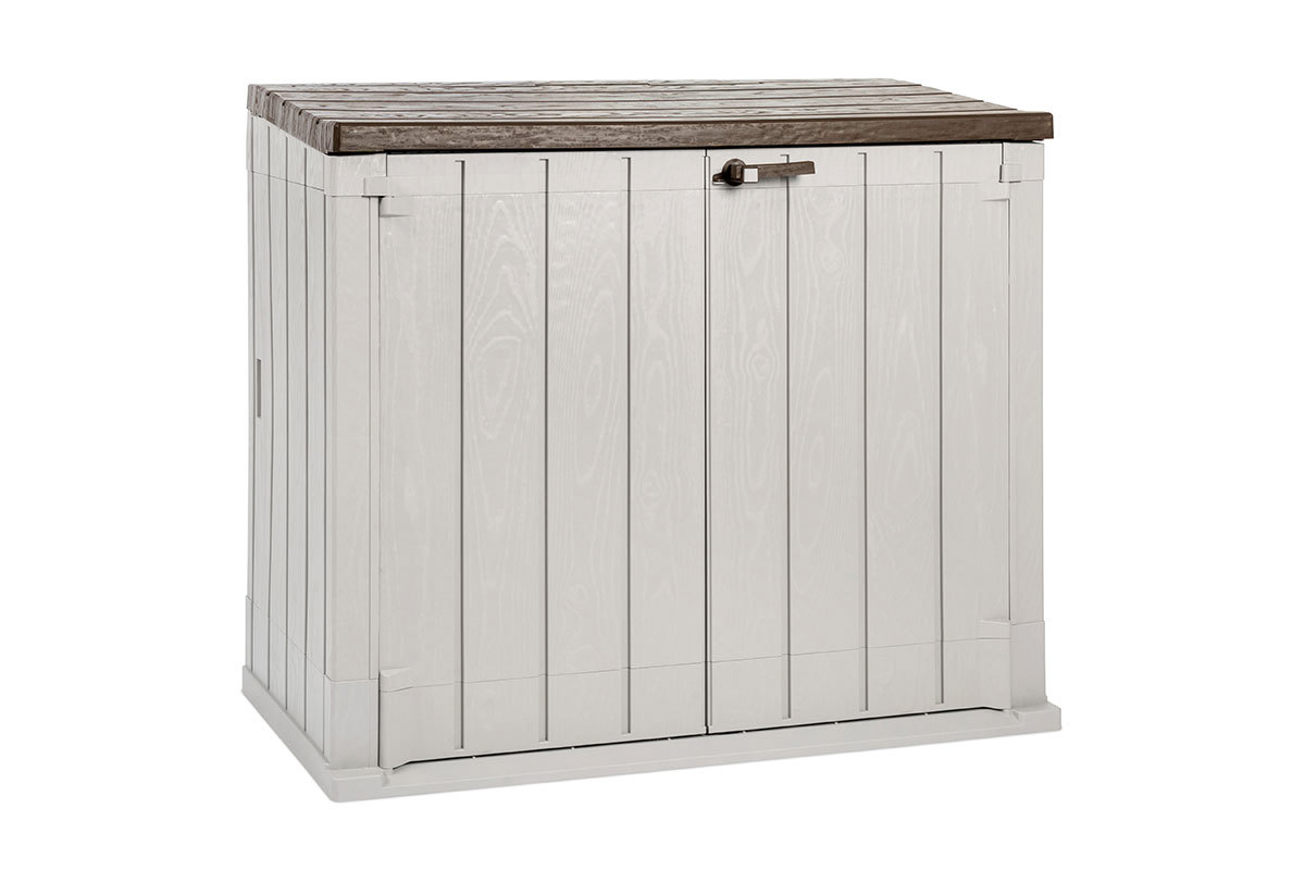 Изображение товара Садовый ящик Toomax Wood Style Z103TA39 145x124.5x85 см 1270 л серый/коричневый