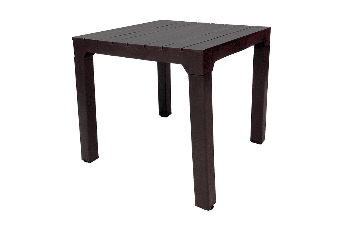 Изображение товара Стол садовый B Rattan Boston Quatro 78 см x 78 см x 73 см пластик венге Изображение товара Стол садовый B Rattan Boston Quatro 78 см x 78 см x 73 см пластик венге