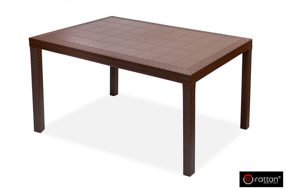 Изображение товара Садовый стол B Rattan Houston 150x90 см из пластика с УФ-защитой Изображение товара Садовый стол B Rattan Houston 150x90 см из пластика с УФ-защитой