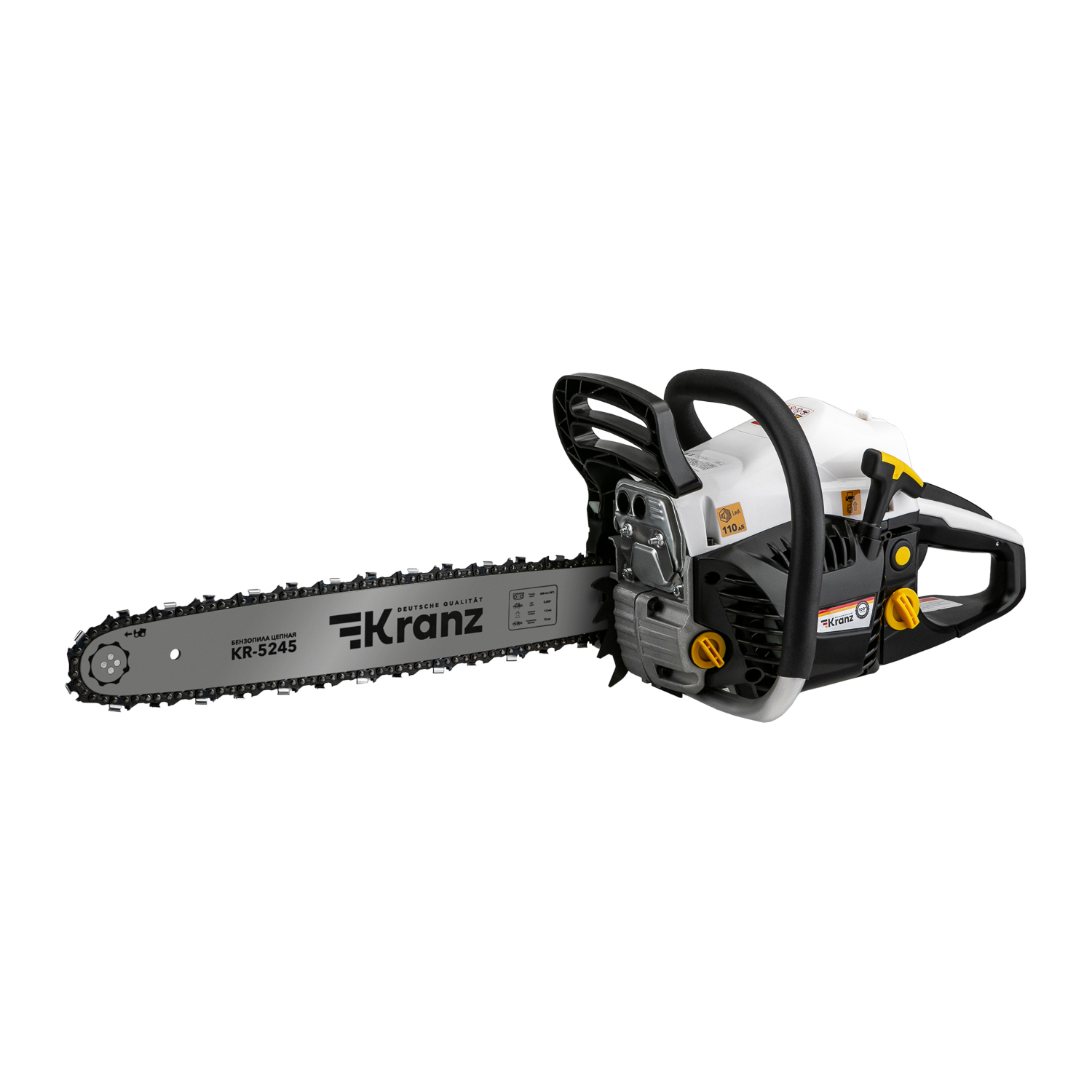 Изображение товара Цепная пила бензиновая Kranz KR-5245 3.5 л.с. шина 45 см