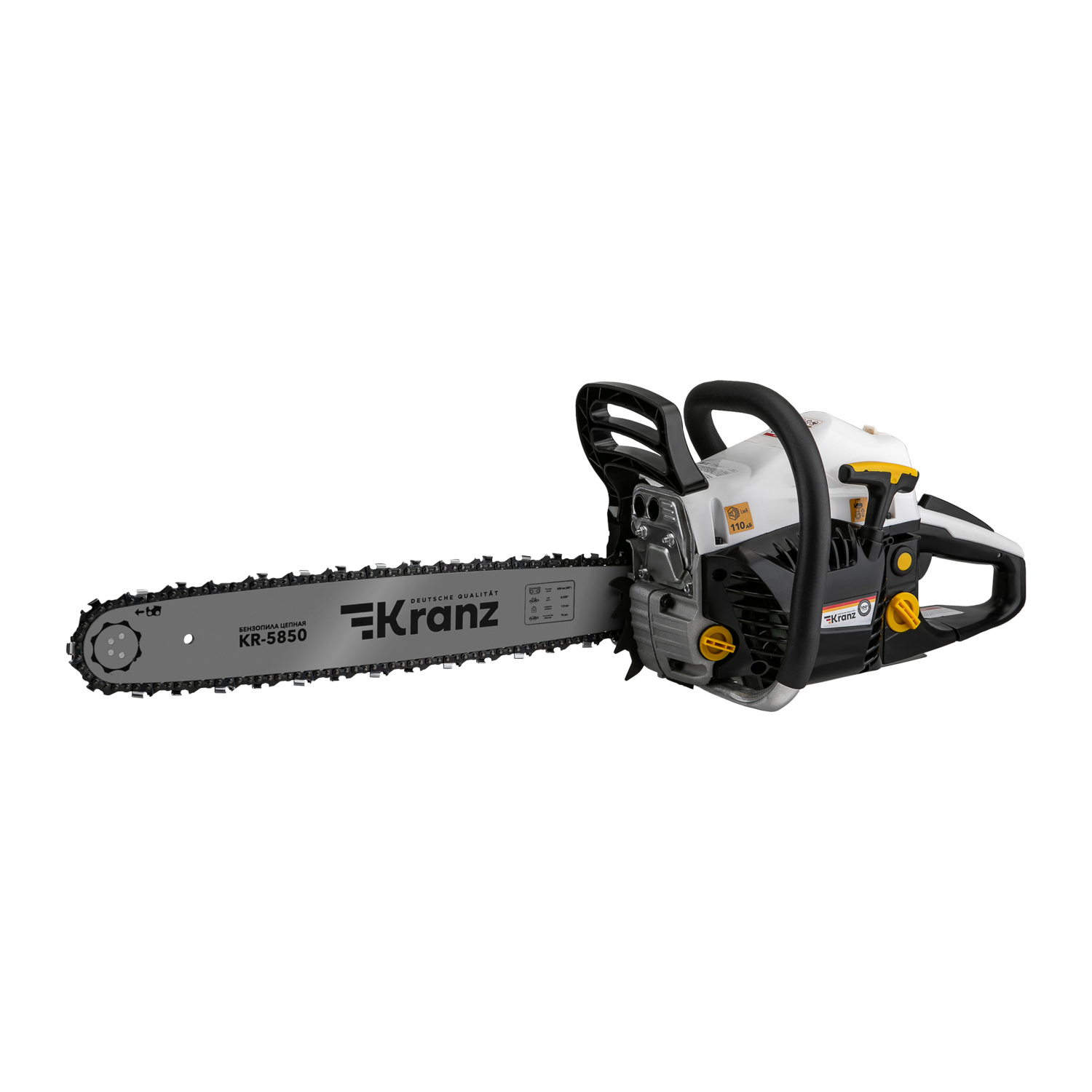 Изображение товара Цепная пила бензиновая Kranz KR-5850 4.1 л.с. шина 50 см