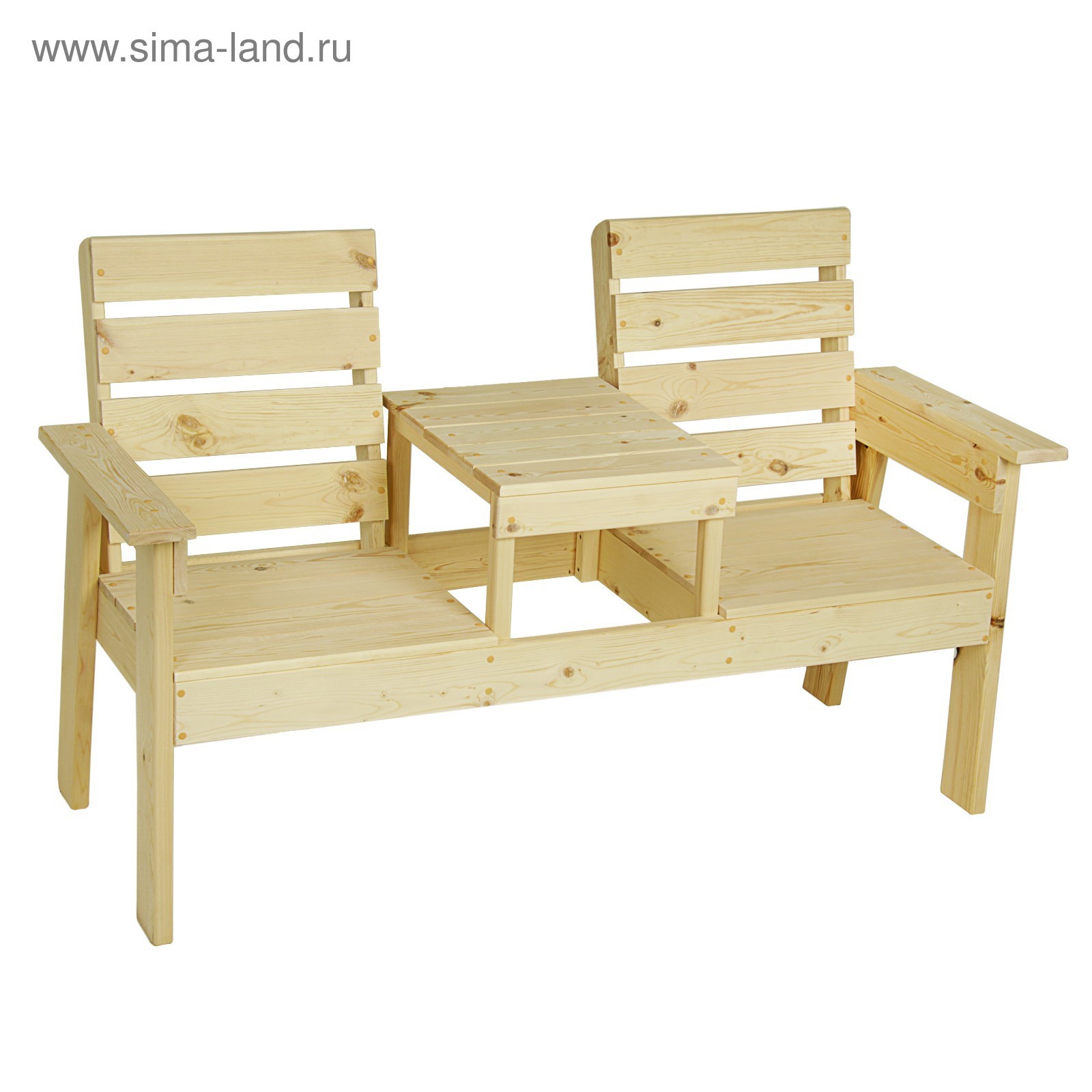 Изображение товара Скамья Добропаровъ 3330067 140 см x 90 см x 60 см дерево бежевый