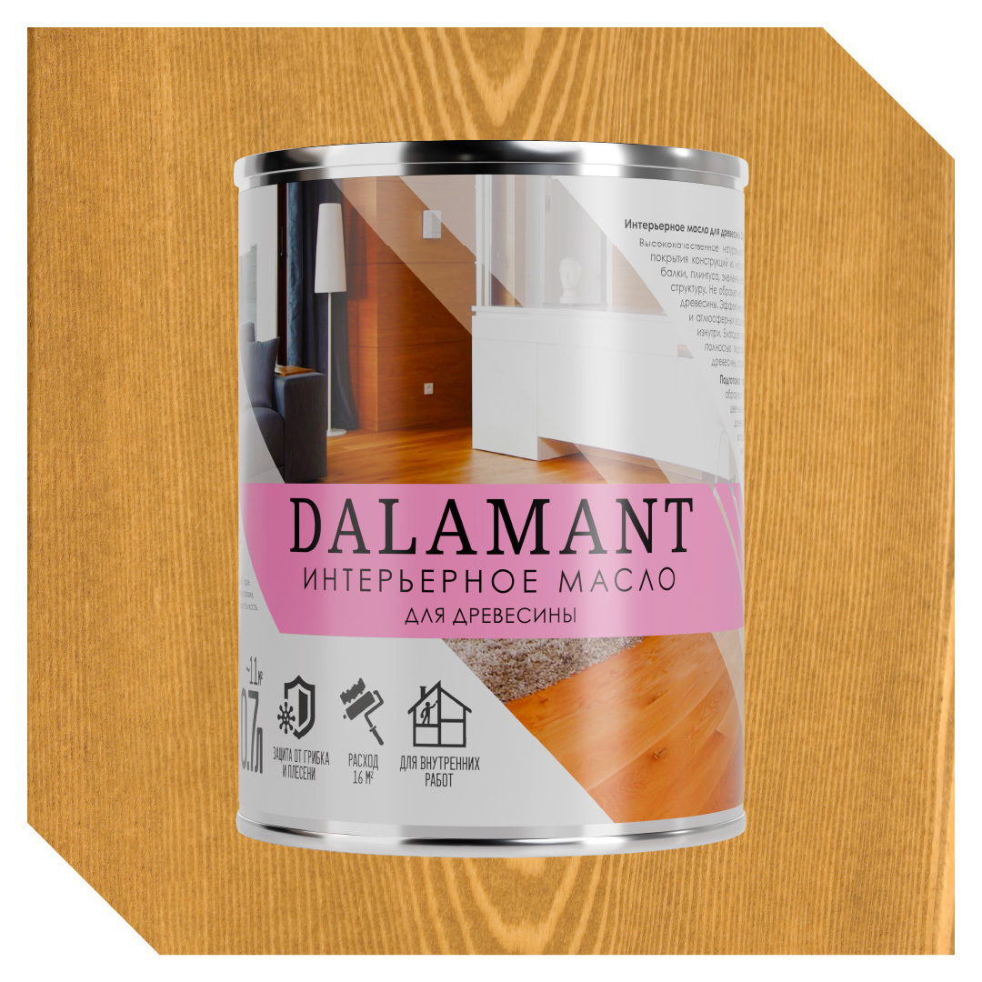 Изображение товара Масло интерьерное Dalamant цвет дуб 0.7л