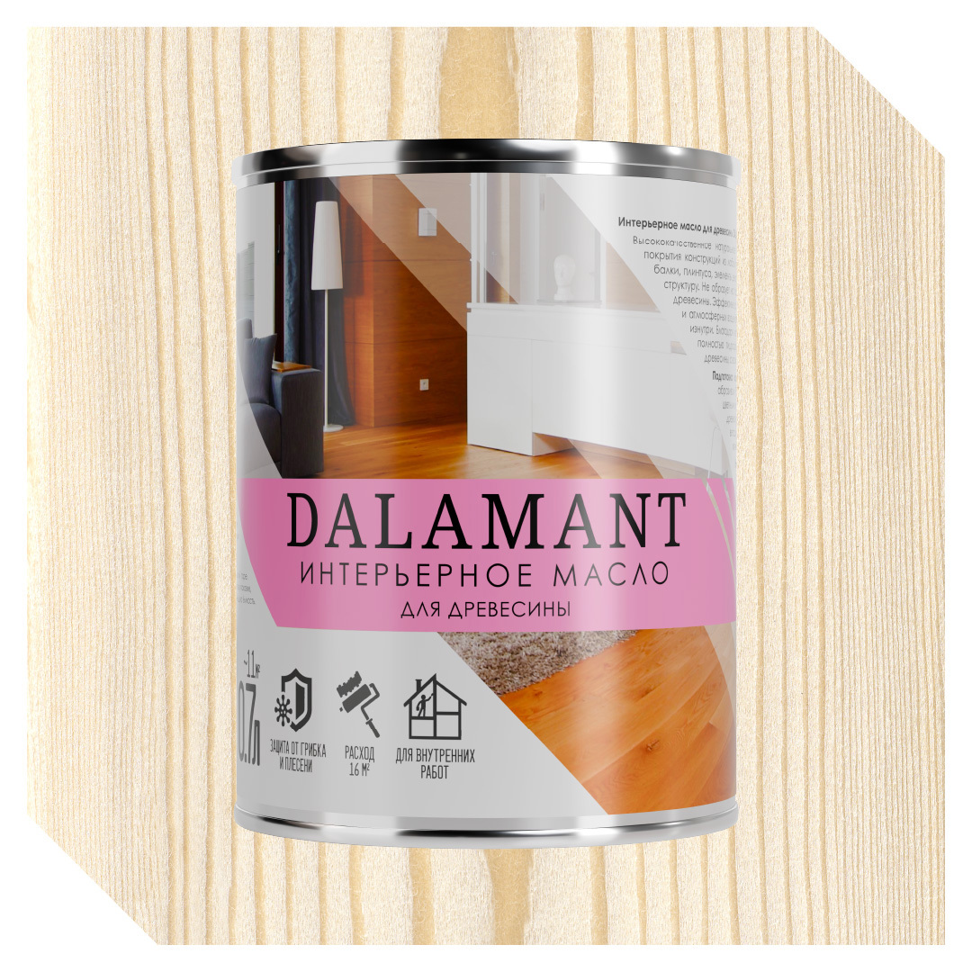 Изображение товара Масло интерьерное Dalamant цвет белый 0.7л