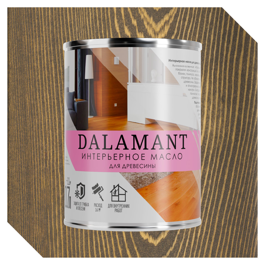 Изображение товара Масло интерьерное DALAMANT орех 0.7л для внутренней отделки