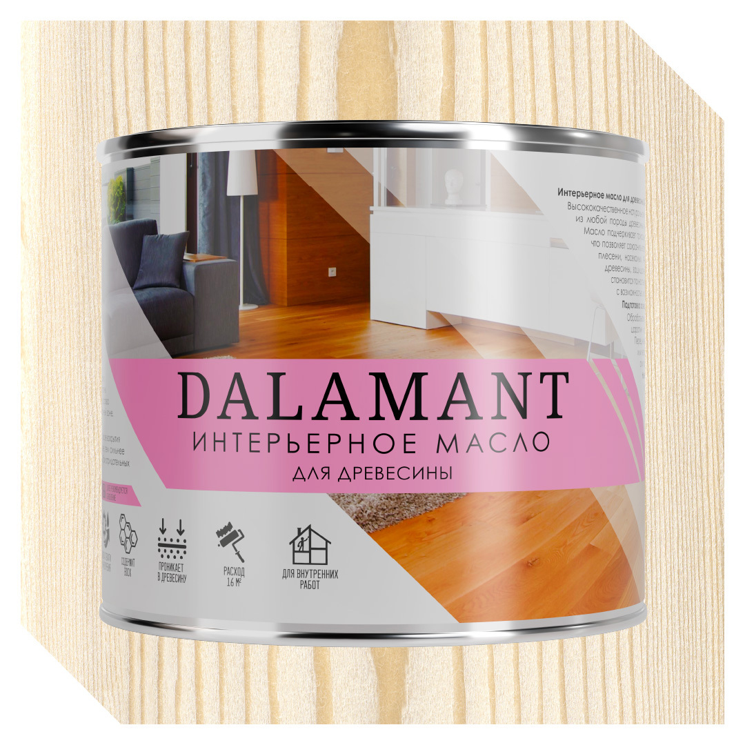 Изображение товара Масло для интерьера Dalamant Interior матовое цвет белый 2 л Изображение товара Масло для интерьера Dalamant Interior матовое цвет белый 2 л