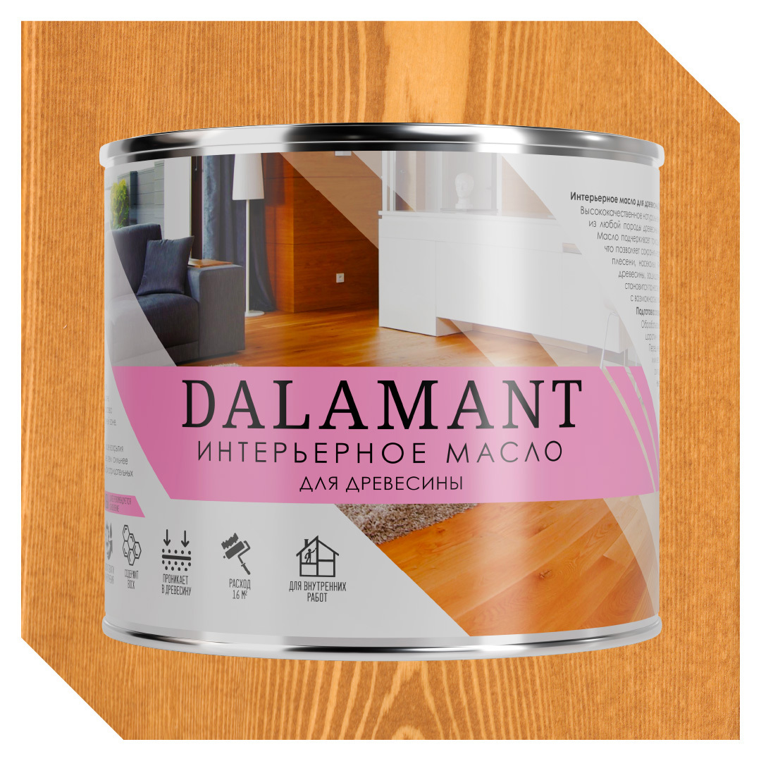 Изображение товара Масло для дерева Dalamant Тик 2л для внутренней отделки и защиты