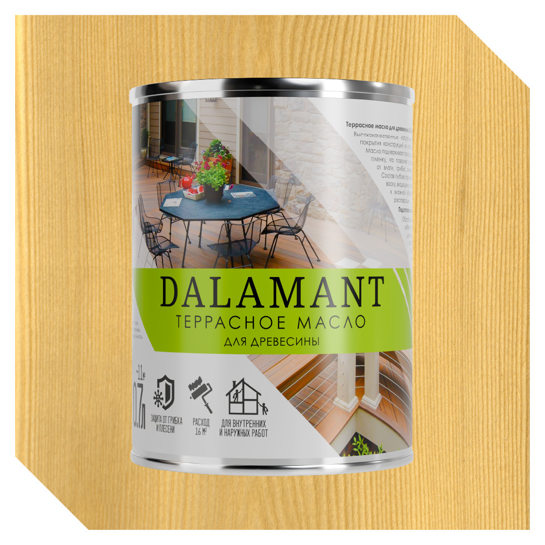 Изображение товара Масло террасное Dalamant цвет бесцветный 0.7л