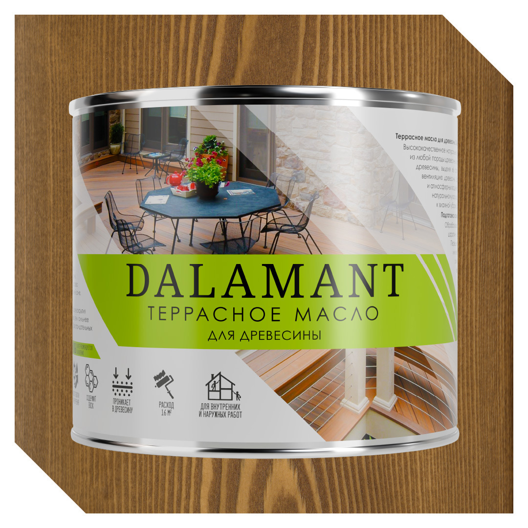 Изображение товара Масло террасное Dalamant цвет можжевельник 2л