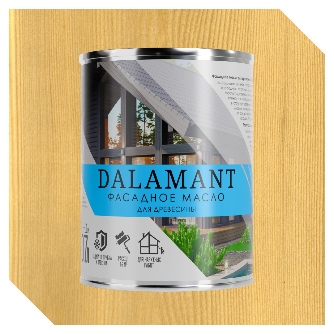 Изображение товара Масло фасадное Dalamant цвет бесцветный 0.7л