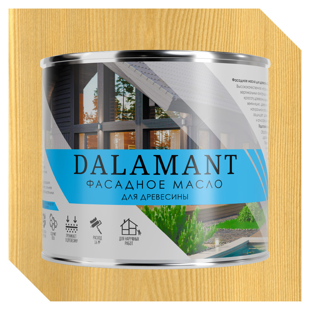 Изображение товара Масло фасадное Dalamant цвет бесцветный 2л