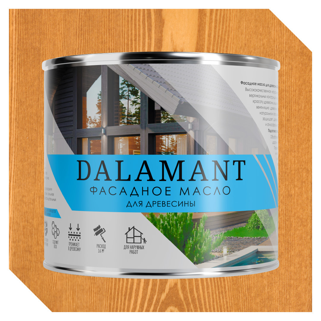 Изображение товара Масло фасадное Dalamant цвет тик 2л