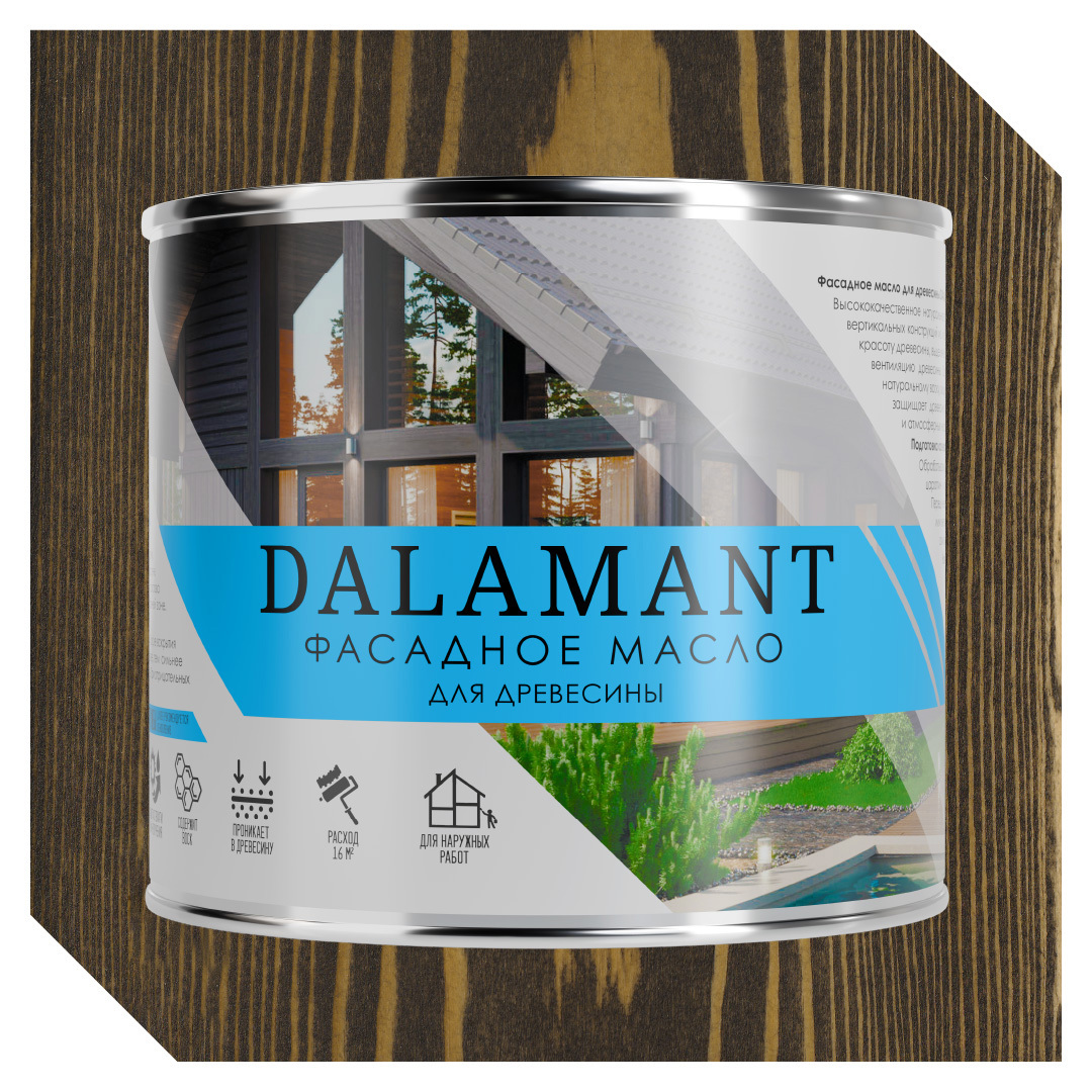 Изображение товара Масло фасадное Dalamant цвет палисандр 2л