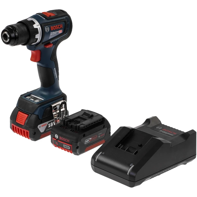 Изображение товара Аккумуляторная дрель-шуруповерт Bosch GSR 18V-90 C с ударной функцией