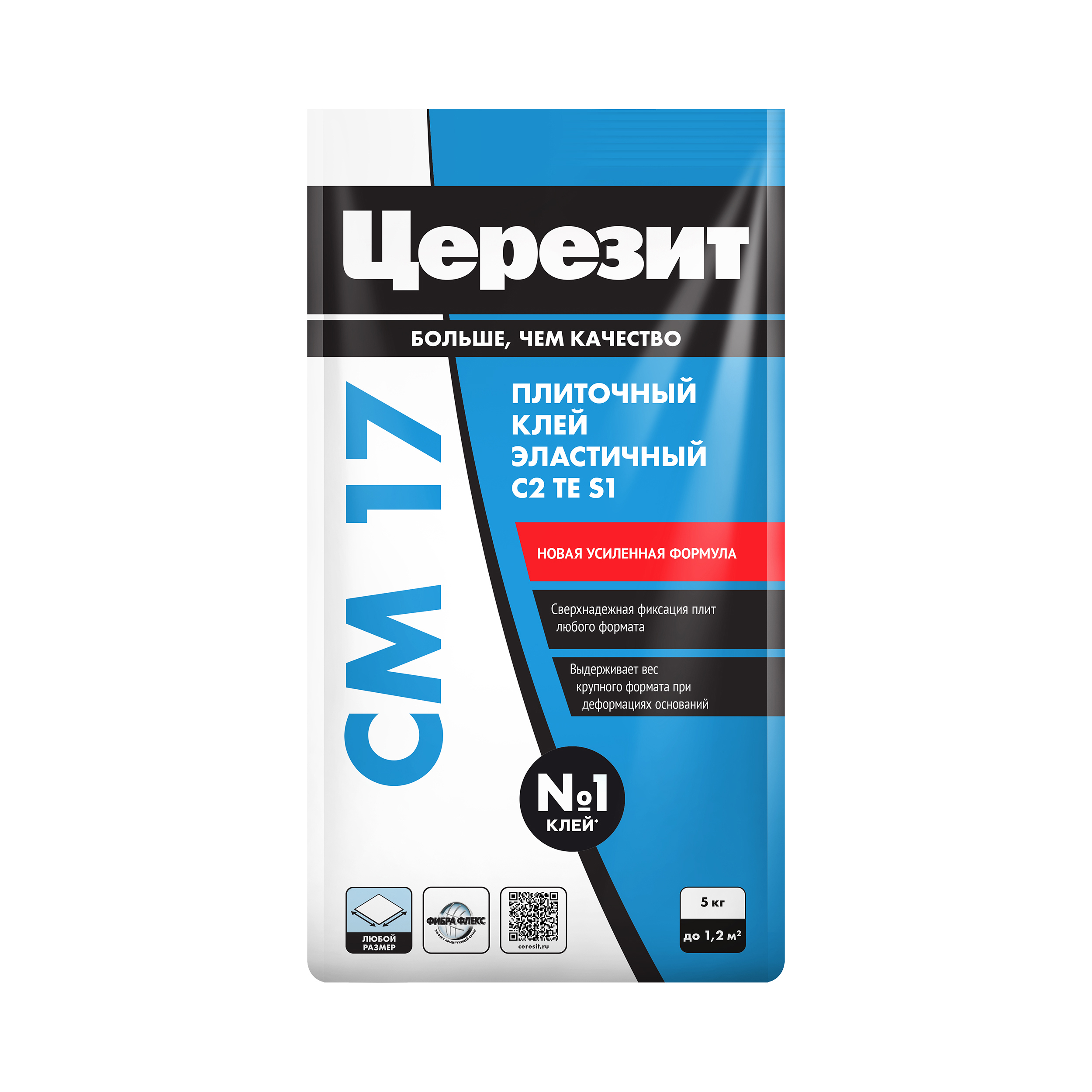 Изображение товара Клей для плитки Церезит СМ17 эластичный 5кг